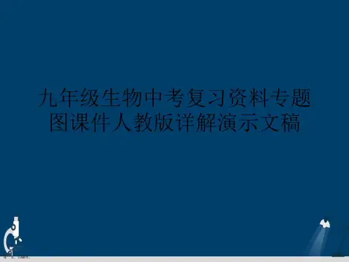 九年级生物中考复习资料专题图课件人教版详解演示文稿