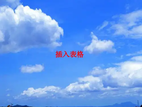 网页设计之表格应用