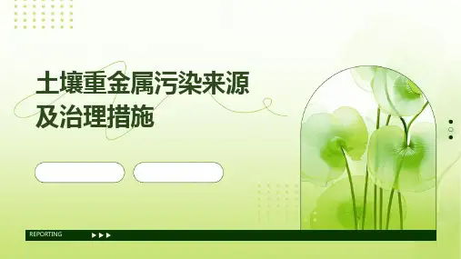 土壤重金属污染来源及治理措施