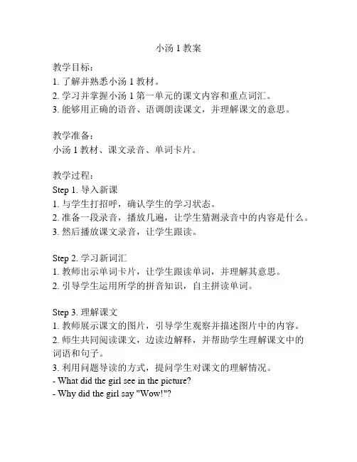 小汤1教案