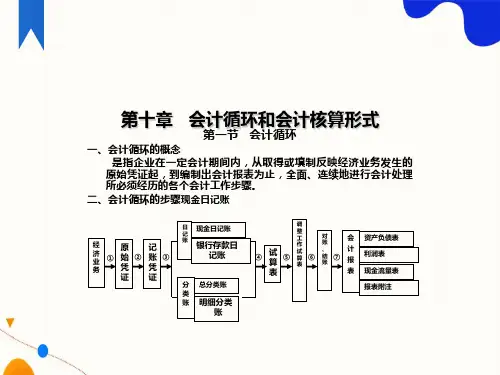 会计循环和会计核算形式