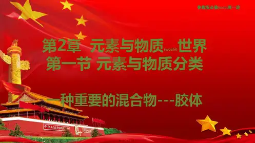 高中化学2胶体课件(2)鲁科必修第一册鲁科高中第一册化学课件