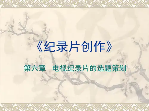 (完整版)第六章选题策划