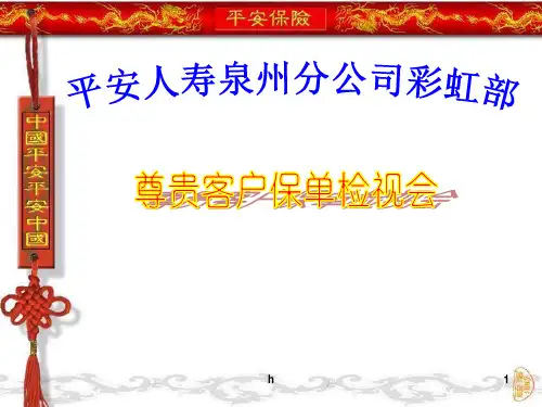 《保单检视会内容》PPT课件
