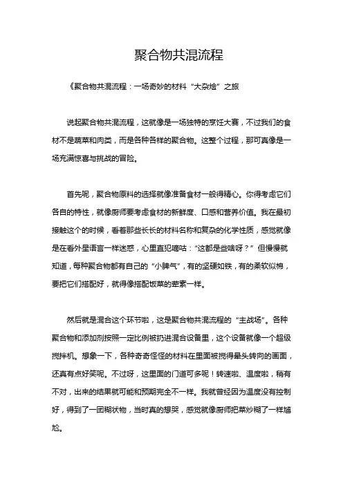 聚合物共混流程