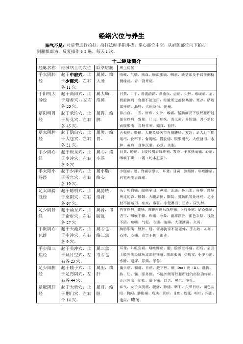 奇经八脉与养生