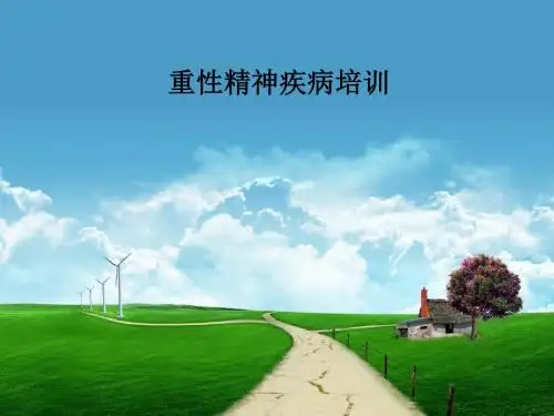 重性精神病培训资料ppt课件