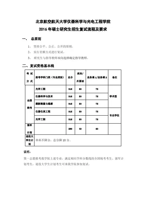 北京航空航天大学仪器科学与光电工程学院