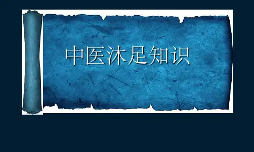 中医养生沐足
