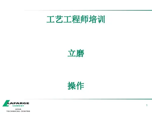 D3 - 1 -立磨操作ppt课件