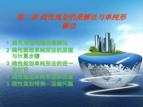 第二章 图解法与单纯形法
