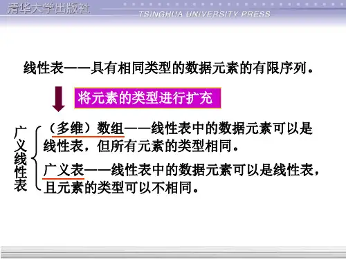数组与广义表