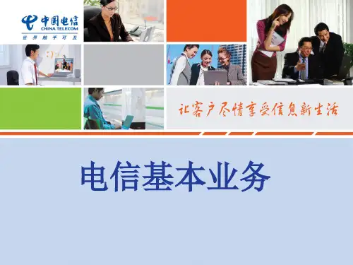 电信基本业务产品