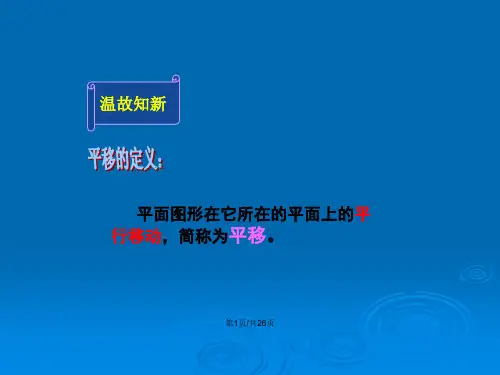 平移的特征野渡横舟精编