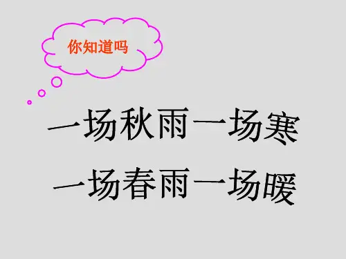 【高中地理】冷锋暖锋PPT课件
