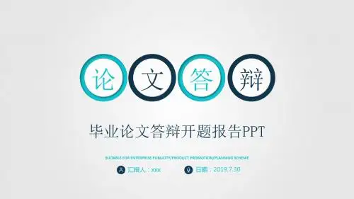 【新】动感港口与航运管理专业毕业论文答辩学术报告与开题报告课题研究模板ppt