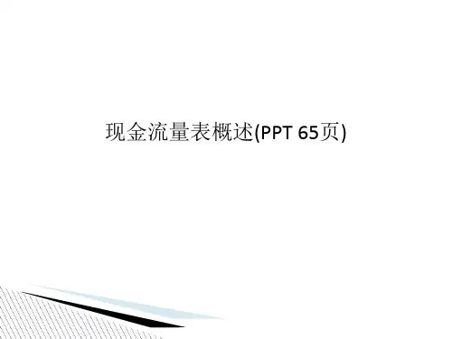 现金流量表概述