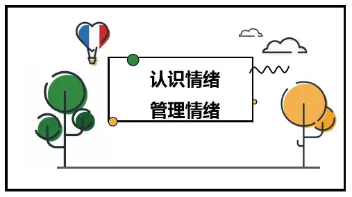 认识情绪管理情绪- 高中心理健康教育课件