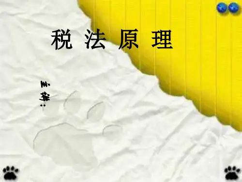 税收原理(PPT 41页)