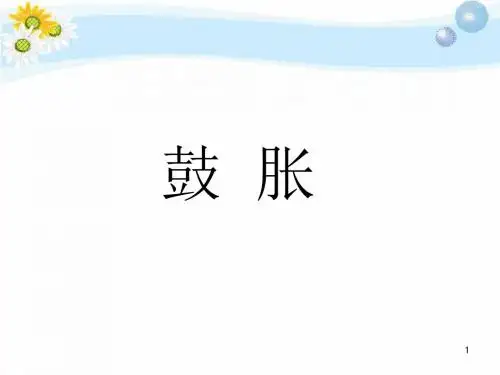 鼓胀PPT幻灯片课件