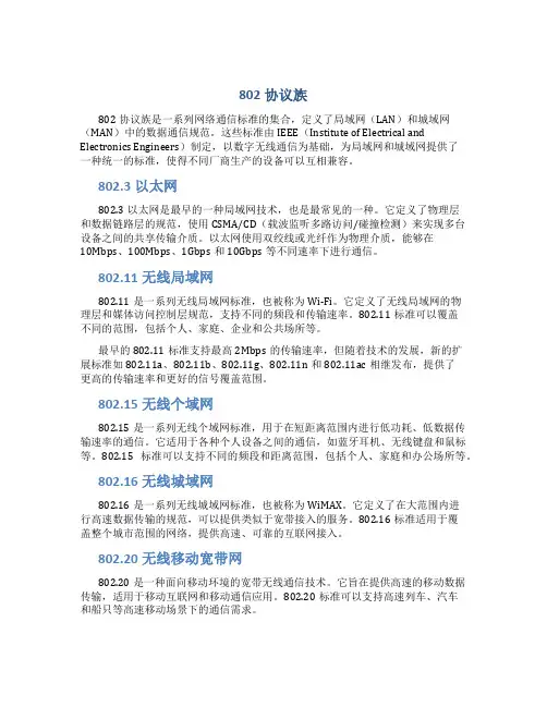 802协议族