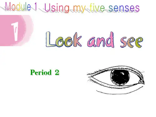 一年级英语下册Unit1 Look and see  Period2 牛津上海版