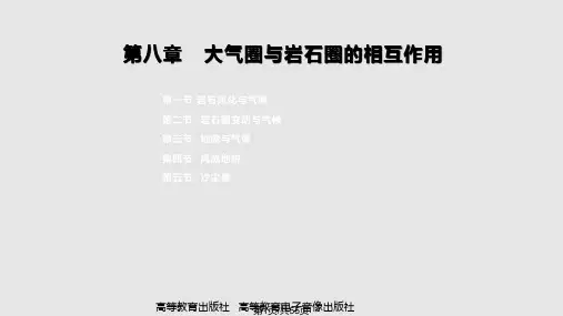 现代自然地理大气圈与岩石圈的相互作用PPT课件