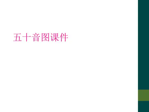 五十音图课件
