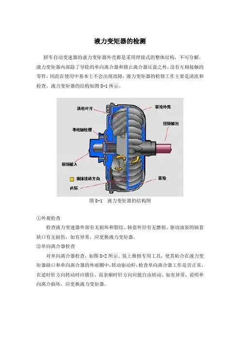 液力变矩器的检测