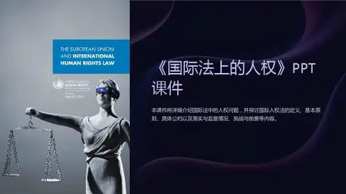 《国际法上的人权》课件