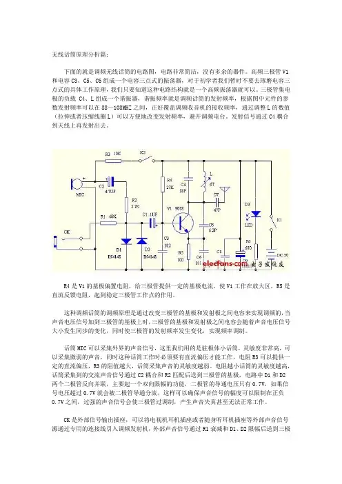 无线话筒原理分析篇