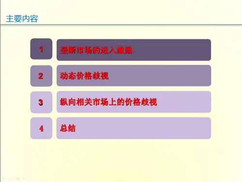 价格歧视ppt课件