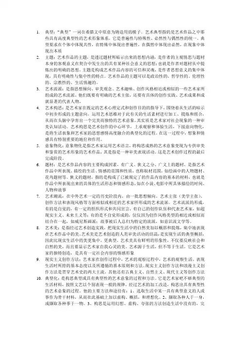 考研中国美术史名词解释