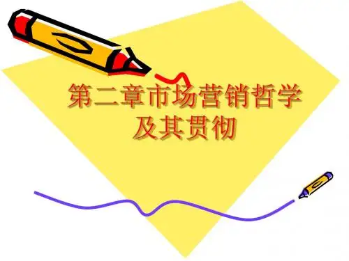 第二章市场营销管理哲学与贯彻