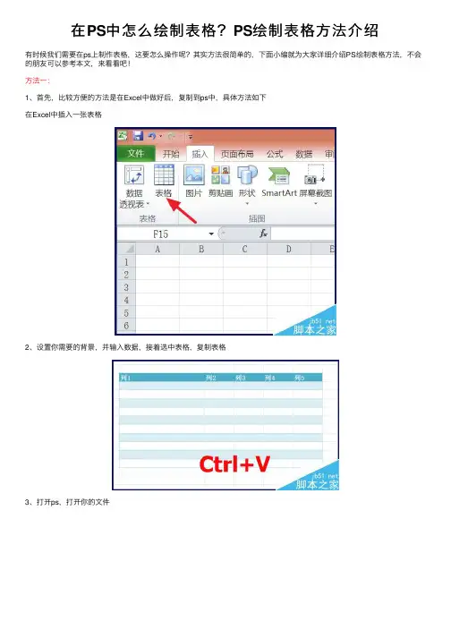 在PS中怎么绘制表格？PS绘制表格方法介绍
