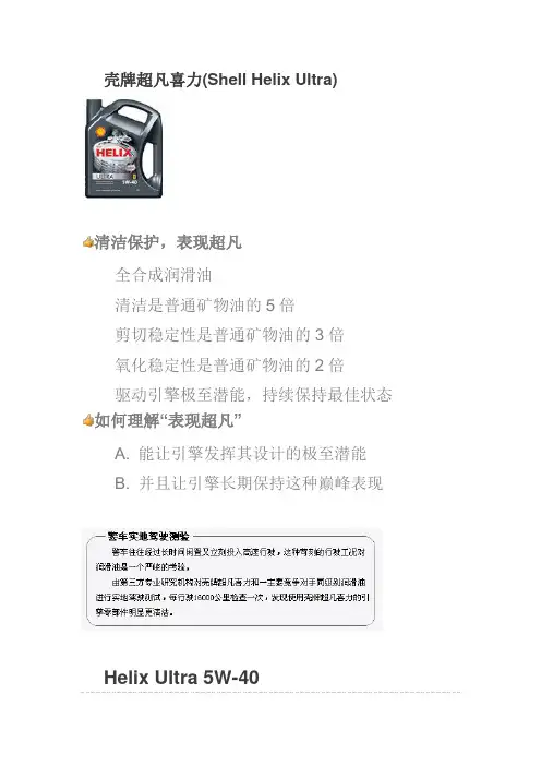 壳牌超凡喜力