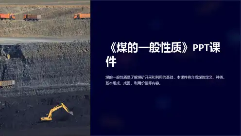 《煤的一般性质》课件