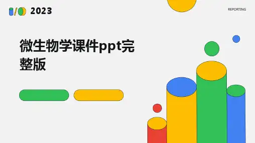 微生物学课件ppt完整版