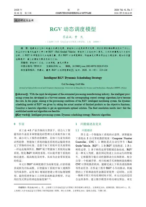 RGV动态调度模型