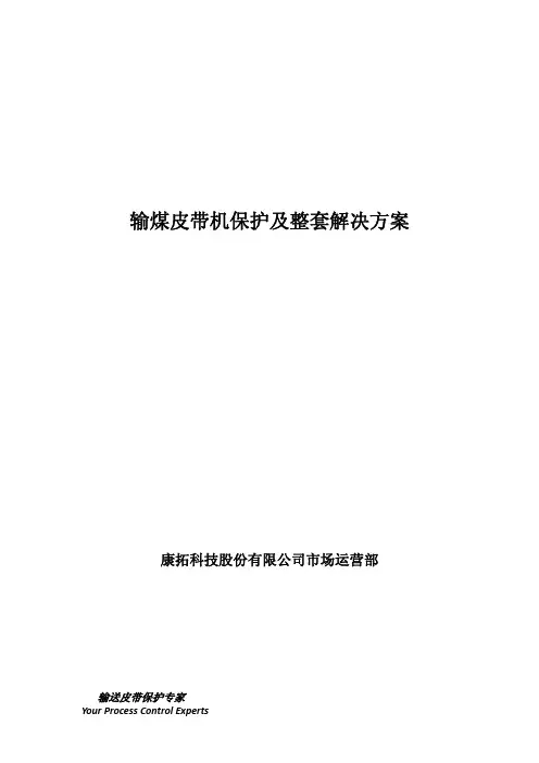 输煤系统皮带机综合保护及解决方案