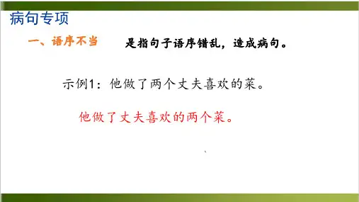 中考语文专题复习-病句修改(共47张PPT)