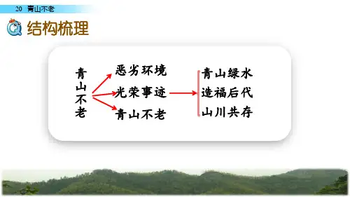 六年级上册语文课件-20 青山不老人教(部编版) (共41张PPT)_36-40