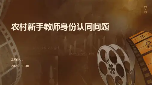 农村新手教师身份认同问题