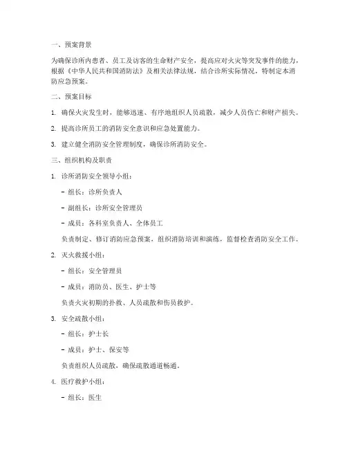 诊所消防应急_预案