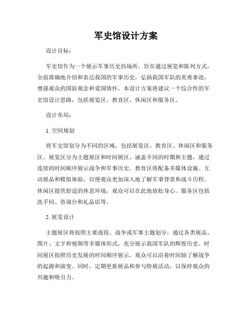 军史馆设计方案