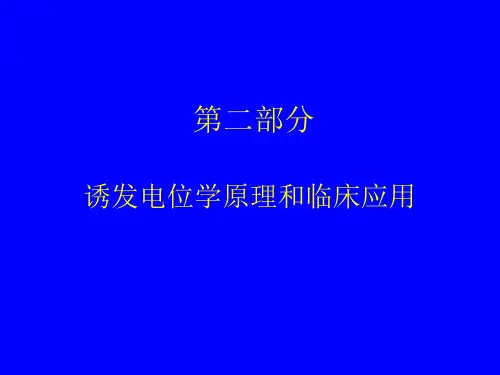 第一章(诱发电位概论) 第二章(体感诱发电位)()