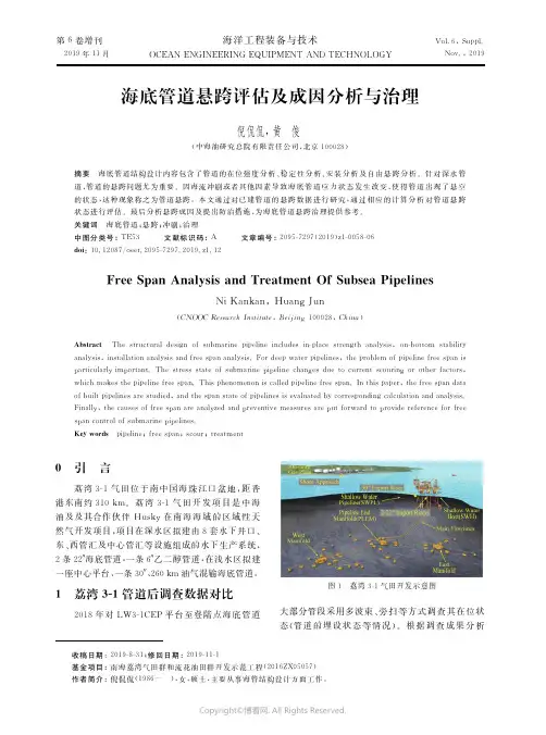 20311024_海底管道悬跨评估及成因分析与治理