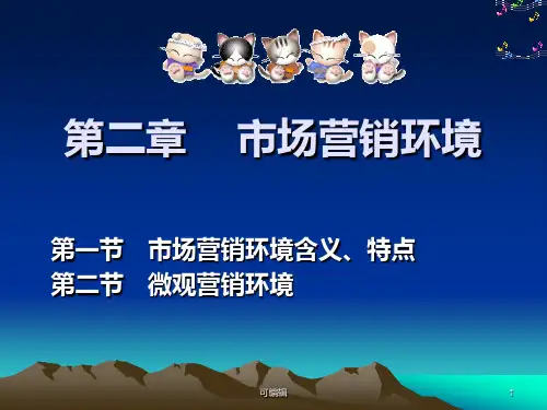 微观营销环境PPT课件