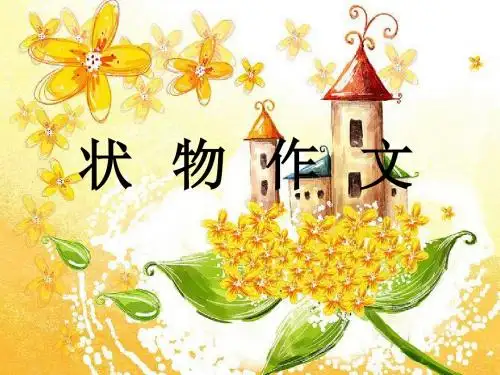 写作：状物作文指导