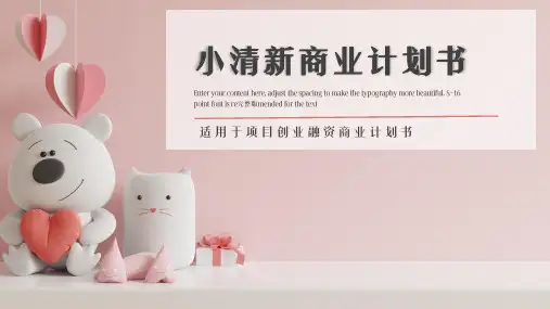 小清新商业计划书模板PPT(完整版)